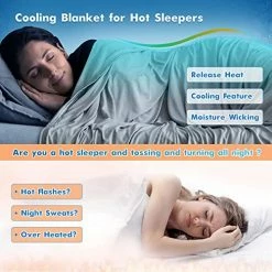 MIULEE Cooling Blanket Lightweight Breathable Summer Blanket Absorbs Heat Keep Cool, Japanese Q-Max>0.43 Cooling Fiber, Bamboo Blankets For Hot Sleepers Night Sweats Twin/Full Size 60" X 80"(Grey) 16 MIULEE Cooling Blanket Lightweight Breathable Summer Blanket Absorbs Heat Keep Cool, Japanese Q-Max>0.43 Cooling Fiber, Bamboo Blankets For Hot Sleepers Night Sweats Twin/Full Size 60" X 80"(Grey) -Electric Blankets Sales 2022 51HS0huQLfL