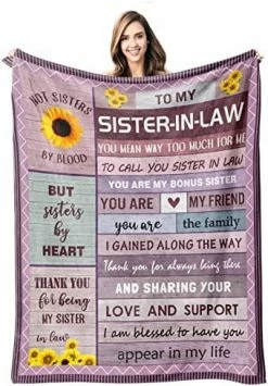 Quilazy Gifts For Brother Blanket, Brother Gifts From Sister, Brother Gifts Blanket, Big Brother Gift, Brother Birthday Gift For Brother, Gifts For Brother From Brother Adult Graduation Blanket 60"x 50" To My Daughter In Law Blanket -Electric Blankets Sales 2022 51IITP BsML. AC