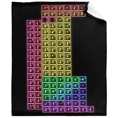 Anuruddha Periodic Table Blankets Used For Beds Sofas Warm And Comfortable Microfiber Flannel Lightweight Blankets For Adults 80x60 Inches (Men, Women) Periodic Table Of Elements 3 Anuruddha Periodic Table Blankets Used For Beds Sofas Warm And Comfortable Microfiber Flannel Lightweight Blankets For Adults 80x60 Inches (Men, Women) Periodic Table Of Elements