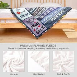 Tunkoo Gifts For Husband Ultra Soft Blanket, Anniversary For Him, Fathers Day Husband Gifts From Wife, Birthday Christmas Light Weight Flannel Blanket Couch Bed 60'' X 50'' To Husband - Blue 12 Tunkoo Gifts For Husband Ultra Soft Blanket, Anniversary For Him, Fathers Day Husband Gifts From Wife, Birthday Christmas Light Weight Flannel Blanket Couch Bed 60'' X 50'' To Husband - Blue -Electric Blankets Sales 2022 51ISZLkbRYL