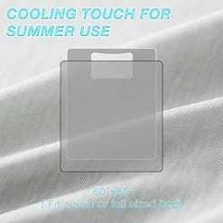 EXQ Home Cooling Blanket Cooling Blankets For Sleeping Summer Blanket For Hot Sleepers,Breathable Light Summer Blanket Q-Max>0.4 Cooling Fiber Grey Bed Blanket (60"x80",Twin Size) -Electric Blankets Sales 2022 51IbH2SXlKL