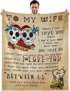 MAST DOO To My Wife Blanket From Husband, Gifts For Wife Wedding Anniversary Romantic Gifts For Her, Hallowen Christmas Valentines Birthday Gifts For Wife, Wife Blanket 50"x60" To My Wife -06 24 MAST DOO To My Wife Blanket From Husband, Gifts For Wife Wedding Anniversary Romantic Gifts For Her, Hallowen Christmas Valentines Birthday Gifts For Wife, Wife Blanket 50"x60" To My Wife -06 -Electric Blankets Sales 2022 51InMwsYmuL. AC