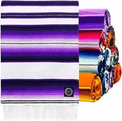 Orizaba Original Pink Blue Green & Maroon Hand Made Mexican Blanket | Saltillo | Serape | Falsa| Beach Blanket | Picnic Blanket | Tablecloth - Veracruz -Electric Blankets Sales 2022 51Iz7kbW8bL. AC