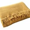 KyraHome 100% Organic Muslin Cotton Throw Blanket For Adult Kids Couch Bed, 4-Layer Pre-Washed Natural Plant Dyed Yarn, Breathable Soft, Cozy Warm Lightweight Bed Blanket For All Season ( Mustard Yellow) -Electric Blankets Sales 2022 51JY8QjVJZL