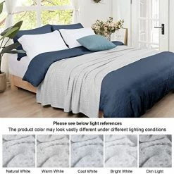 PHF Waffle Bamboo Cotton Blanket King Size 104''x90'' - Super Soft Lightweight Breathable Blanket For All Season - Perfect Decorative Waffle Weave Textured Blanket Layer For Couch Bed Sofa - Grey 19 PHF Waffle Bamboo Cotton Blanket King Size 104''x90'' - Super Soft Lightweight Breathable Blanket For All Season - Perfect Decorative Waffle Weave Textured Blanket Layer For Couch Bed Sofa - Grey -Electric Blankets Sales 2022 51JZ5vlGo4L