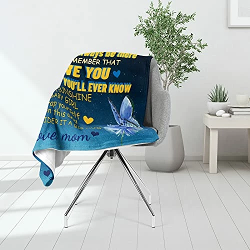 KAAYEE Daughter Blanket Gifts From Mom, To My Daughter Ultra-Soft Flannel Blanket, Wedding Birthday Gifts For Daughter From Mom, Unique Back To School Graduation Gifts For Daughter, 60" X 50" To Mom Blanket 6 KAAYEE Daughter Blanket Gifts From Mom, To My Daughter Ultra-Soft Flannel Blanket, Wedding Birthday Gifts For Daughter From Mom, Unique Back To School Graduation Gifts For Daughter, 60" X 50" To Mom Blanket - Image 4