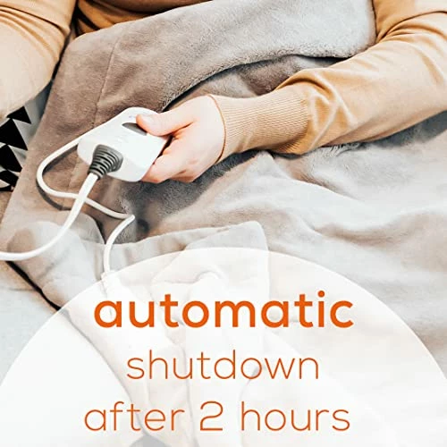 Beurer HD71 Heated Electric Blanket | Cozy-Soft Fleece Throw, Auto Shut-off, 50” X 60” In (Adult Size) | Portable Heating Blanket For Bed, Desk & Office | With Control | Perfect For Home & Travel 6 Beurer HD71 Heated Electric Blanket | Cozy-Soft Fleece Throw, Auto Shut-off, 50” X 60” In (Adult Size) | Portable Heating Blanket For Bed, Desk & Office | With Control | Perfect For Home & Travel - Image 4