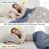 PHF Clever Cooling Blanket Twin Size, Summer Blankets Absorbs Heat To Keep Adults Children Hot Sleeper Cool On Warm Nights,Lightweight Breathable Blanket For Bed Sofa Couch, 60 X 80 Inches, Navy 1 PHF Clever Cooling Blanket Twin Size, Summer Blankets Absorbs Heat To Keep Adults Children Hot Sleeper Cool On Warm Nights,Lightweight Breathable Blanket For Bed Sofa Couch, 60 X 80 Inches, Navy -Electric Blankets Sales 2022 51K1vjrdPIL