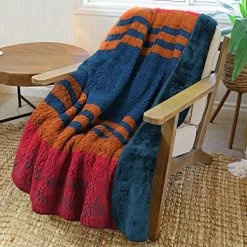 Catalonia Southwest Sherpa Blanket, Reversible Home Decorative Blanket For Adult Children, Soft Vintage Blanket Suitable For Sofa Bed Travel Wall Tapestry Living Room Outdoor Sw Stripe 17 Catalonia Southwest Sherpa Blanket, Reversible Home Decorative Blanket For Adult Children, Soft Vintage Blanket Suitable For Sofa Bed Travel Wall Tapestry Living Room Outdoor Sw Stripe -Electric Blankets Sales 2022 51K28bRKWL. AC 1