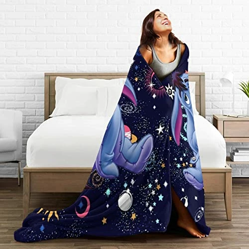 Jiaoyue Cartoon Blanket Super Soft Lightweight Wool Blanket Warm Flannel Blanket For Bedding Sofa And Travel 80"x60" 1 6 Jiaoyue Cartoon Blanket Super Soft Lightweight Wool Blanket Warm Flannel Blanket For Bedding Sofa And Travel 80"x60" 1 - Image 4