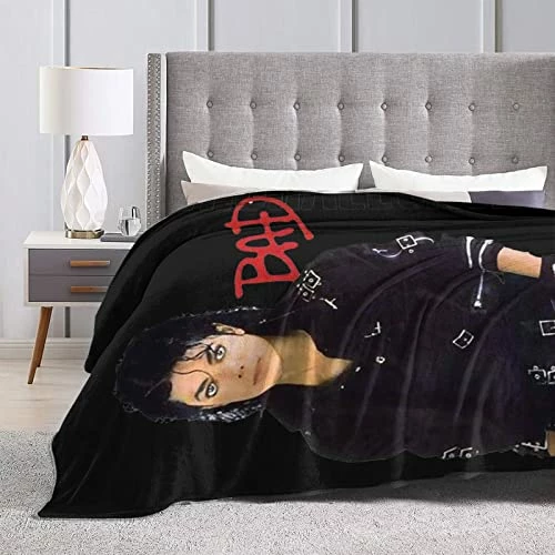 Diyales M-ich-ael J-ack-Son Blanket Luxurious Lightweight Microfiber Wool Blanket Super Soft Bed Blanket For All Seasons 50"x40" Color 2 5 Diyales M-ich-ael J-ack-Son Blanket Luxurious Lightweight Microfiber Wool Blanket Super Soft Bed Blanket For All Seasons 50"x40" Color 2 - Image 3