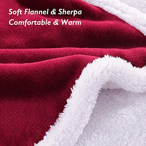 NB Electric Blanket Heated Throw Flannel & Sherpa Fast Heating 50 X 60, ETL Certification With 4 Heating Levels & 3 Hours Auto-Off Timing Settings, Home Use & Machine Washable,Red(HLHB-TH-FL-RW) 3 NB Electric Blanket Heated Throw Flannel & Sherpa Fast Heating 50 X 60, ETL Certification With 4 Heating Levels & 3 Hours Auto-Off Timing Settings, Home Use & Machine Washable,Red(HLHB-TH-FL-RW)