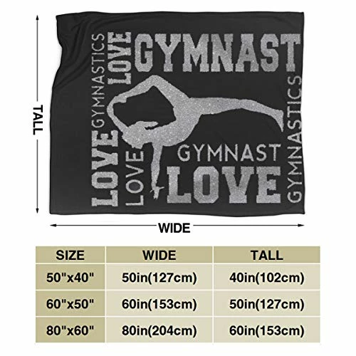 AUISS Plush Throw Velvet Blanket ME Love Gymnastics Gymnasts Thick Fleece Carpet Car Bed For Women Cozy Sleep Mat Pad Flannel Cover For All Season… 4 AUISS Plush Throw Velvet Blanket ME Love Gymnastics Gymnasts Thick Fleece Carpet Car Bed For Women Cozy Sleep Mat Pad Flannel Cover For All Season… - Image 2