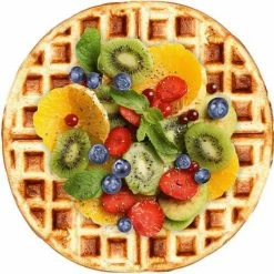 BATTILO HOME Interesting Steak Food Blanket, Funny Soft Large Flannel Gift Food Blankets For Adlts Pets Friends Couch Bed Sofa Travel, Diameter 71 Inch Flower Waffle 22 BATTILO HOME Interesting Steak Food Blanket, Funny Soft Large Flannel Gift Food Blankets For Adlts Pets Friends Couch Bed Sofa Travel, Diameter 71 Inch Flower Waffle -Electric Blankets Sales 2022 51KyaAF4P1L. AC