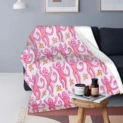 OUYTXBS Pink Monkeys Lightweight And Comfortable Ultra-Soft Warm Micro Fleece Bed Couch Living Room Blanket (50"x40") 10 OUYTXBS Pink Monkeys Lightweight And Comfortable Ultra-Soft Warm Micro Fleece Bed Couch Living Room Blanket (50"x40") -Electric Blankets Sales 2022 51L57wfR8yL