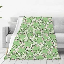 Kobves Cute Frog Blanket Soft Warm Lightweight, Kawaii Throw Blanket Warm Blankets Frog Gifts For Adults Teens Pet 50x40 For Sofa Bed -Electric Blankets Sales 2022 51LMgR0itzL. AC 2