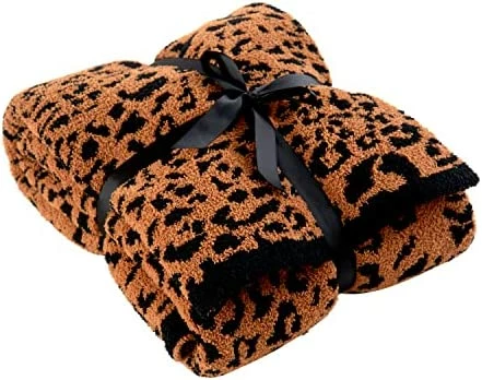 SANACYNA 100% Polyester Microfiber Fluffy Leopard Print Big Blanket Queen Bed Blanket Super Soft Chic Cozy Lightweight Thick Blanket For Sofa Bed Stone/Cream Queen 90"X90" 15 SANACYNA 100% Polyester Microfiber Fluffy Leopard Print Big Blanket Queen Bed Blanket Super Soft Chic Cozy Lightweight Thick Blanket For Sofa Bed Stone/Cream Queen 90"X90" - Image 13