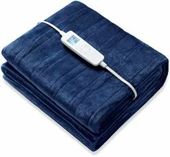 FIGERM Electric Heated Throw Blanket Twin Size 62" X 84" | 6 Levels Fast Heating & Machine Washable | Full Body Warming Soft Flannel Bed Sofa Blankets With Auto-Off Overheating Protection 8H Timer | Blue 16 FIGERM Electric Heated Throw Blanket Twin Size 62" X 84" | 6 Levels Fast Heating & Machine Washable | Full Body Warming Soft Flannel Bed Sofa Blankets With Auto-Off Overheating Protection 8H Timer | Blue -Electric Blankets Sales 2022 51Lq9QrKVL. AC