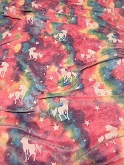 Giggly Kingdom Glow In The Dark Blanket, Large Size 60 X 80 Inches, Glows Bright, Premium Soft And Cozy Flannel Fleece, Perfect For Year-Round, Great Gift (Rainbow/Colorful Unicorn) 11 Giggly Kingdom Glow In The Dark Blanket, Large Size 60 X 80 Inches, Glows Bright, Premium Soft And Cozy Flannel Fleece, Perfect For Year-Round, Great Gift (Rainbow/Colorful Unicorn) -Electric Blankets Sales 2022 51MEjLzlioS
