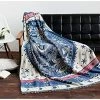 Erke Astrology Throw Blanket Tapestry With Boho Fringe For Couch Bed, Cotton Woven Reversible Knit Cover Hippie Blankets For Sofa Room Wall Decor - 50" X 70" White/Blue 1 Erke Astrology Throw Blanket Tapestry With Boho Fringe For Couch Bed, Cotton Woven Reversible Knit Cover Hippie Blankets For Sofa Room Wall Decor - 50" X 70" White/Blue -Electric Blankets Sales 2022 51MXeKwqcvL
