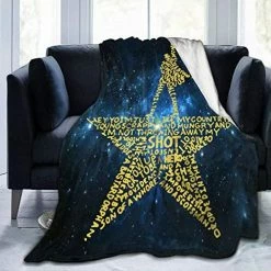 Bingerboy Musicals Hamilton Micro Fleece Bed Blankets Super Soft Anti-Pilling Flannel Cozy Luxury Couch Blanket 50"X40" -Electric Blankets Sales 2022 51MdfSJPTL. AC