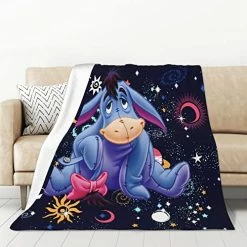 Jiaoyue Cartoon Blanket Super Soft Lightweight Wool Blanket Warm Flannel Blanket For Bedding Sofa And Travel 80"x60" 1
