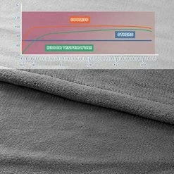 Coomiss Twin Size Heated Blanket Electric Throw 62" X 84" Oversize Flannel Fast Heating Blanket ETL Certification With 4 Heating Levels & 10 Hours Auto Off Machine Washable Grey -Electric Blankets Sales 2022 51MkVZOxkKL