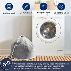 DANGTOP Cooling Blankets, 100% Bamboo Blanket For All-Season, Cooling Blankets Absorbs Body Heat To Keep Cool On Warm Night, Ultra-Cool Lightweight Blanket For Bed (79x91 Inches, Dark Grey) 11 DANGTOP Cooling Blankets, 100% Bamboo Blanket For All-Season, Cooling Blankets Absorbs Body Heat To Keep Cool On Warm Night, Ultra-Cool Lightweight Blanket For Bed (79x91 Inches, Dark Grey) -Electric Blankets Sales 2022 51MqfKEfk5L