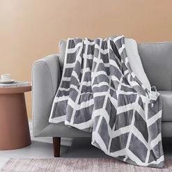 VENTIMI Heated Blanket Electric Throw, Electric Blanket With 10 Heating Levels & 1-12 Hours Auto Off, Fast Heating Blanket With ETL Certificated, 50x60 Inches, Grey Navy -Electric Blankets Sales 2022 51NFa9K1nL. AC