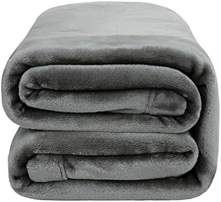 Bedsure Fleece Blanket Queen Size 350GSM - Soft Blankets For Bed All Season,90x90 Inches Navy Blue 14 Bedsure Fleece Blanket Queen Size 350GSM - Soft Blankets For Bed All Season,90x90 Inches Navy Blue - Image 12