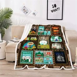 LINGXUQK YANR Camping Blanket Retro Bus Camper Decor Sherpa Blanket Happy Camping Soft Plush Fluffy Blankets Camper Bedding For Bed Sofa Couch Camping Gifts (Camping Blanket2, 130x150cm(50x60inches))… Camping Blanket 7 16 LINGXUQK YANR Camping Blanket Retro Bus Camper Decor Sherpa Blanket Happy Camping Soft Plush Fluffy Blankets Camper Bedding For Bed Sofa Couch Camping Gifts (Camping Blanket2, 130x150cm(50x60inches))… Camping Blanket 7 -Electric Blankets Sales 2022 51Nk7vAkXAL