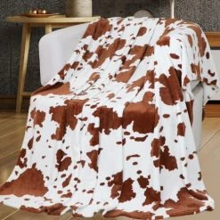 KIVEE Brown Cow Print Blanket Plush Flannel Fleece Cute Throw Blanket Soft Warm Cow Blankets And Throws Lightweight Sofa Bed Travel Couch Blankets For Baby Kids Adults Girls Boys Teens Gift 50x60 Inch 31 KIVEE Brown Cow Print Blanket Plush Flannel Fleece Cute Throw Blanket Soft Warm Cow Blankets And Throws Lightweight Sofa Bed Travel Couch Blankets For Baby Kids Adults Girls Boys Teens Gift 50x60 Inch -Electric Blankets Sales 2022 51NpaR6FSQL. AC