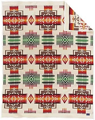 Pendleton Chief Joseph Wool Blanket Blue 8 Pendleton Chief Joseph Wool Blanket Blue - Image 7