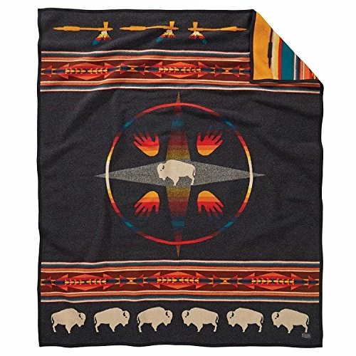 Pendleton Unisex Jacquard Blanket Robe Oxford/Big Medicine, Twin 3 Pendleton Unisex Jacquard Blanket Robe Oxford/Big Medicine, Twin