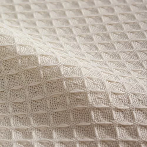 Body Linen Waffle Weave Massage Table Blankets - Soft And Stylish 50/50 Polyester-Cotton Blend - 66 By 90 Inches -Available In White, Natural And Gray 4 Body Linen Waffle Weave Massage Table Blankets - Soft And Stylish 50/50 Polyester-Cotton Blend - 66 By 90 Inches -Available In White, Natural And Gray - Image 2