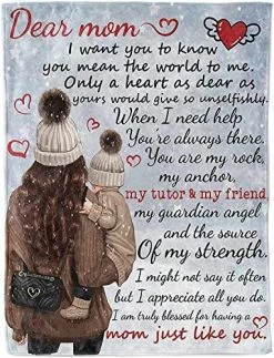 KAAYEE Daughter Blanket Gifts From Mom, To My Daughter Ultra-Soft Flannel Blanket, Wedding Birthday Gifts For Daughter From Mom, Unique Back To School Graduation Gifts For Daughter, 60" X 50" To Mom Blanket 19 KAAYEE Daughter Blanket Gifts From Mom, To My Daughter Ultra-Soft Flannel Blanket, Wedding Birthday Gifts For Daughter From Mom, Unique Back To School Graduation Gifts For Daughter, 60" X 50" To Mom Blanket -Electric Blankets Sales 2022 51OGHRQWuhL. AC