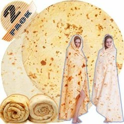 Innocedear Burritos Blanket,2 Pack Double Side Flannel Tortilla Blanket 71 Inches,Comfortable Soft Novelty Giant Taco Blanket,Funny Gag Gifts For Adults&Kids-Style 1 21 Innocedear Burritos Blanket,2 Pack Double Side Flannel Tortilla Blanket 71 Inches,Comfortable Soft Novelty Giant Taco Blanket,Funny Gag Gifts For Adults&Kids-Style 1 -Electric Blankets Sales 2022 51PhIMxra2L. AC