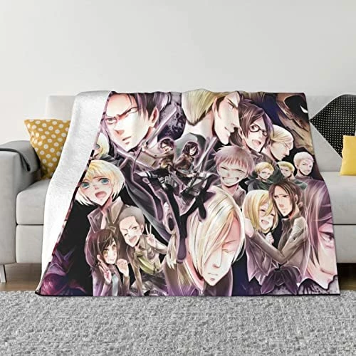 Setooff Anime Flannel Blanket, Super Soft Warm Lightweight Sofa Blanket, Decorative Air Conditioner Blanket For Bedroom, Suitable For Sofa, Bed 颜色名称4 10 Setooff Anime Flannel Blanket, Super Soft Warm Lightweight Sofa Blanket, Decorative Air Conditioner Blanket For Bedroom, Suitable For Sofa, Bed 颜色名称4 - Image 8