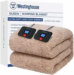 Westinghouse Electric Blanket Full Size, Soft Plush Sherpa Heated Blanket With 10 Heating Levels & 1-12 Hours Auto-Off, Machine Washable, 62x84 Inches, Darkgrey 28 Westinghouse Electric Blanket Full Size, Soft Plush Sherpa Heated Blanket With 10 Heating Levels & 1-12 Hours Auto-Off, Machine Washable, 62x84 Inches, Darkgrey -Electric Blankets Sales 2022 51QjHBnQLvL. AC