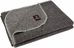 Alpaca Warehouse Thick Alpaca Wool Blanket – Heavyweight Alpaca Wool Blanket For Camping Outdoors Or Using Indoors | Soft Peruvian Alpaca Wool Blankets (Light Sky Blue - Ivory Stripes, Twin) -Electric Blankets Sales 2022 51R8Hm9AezS. AC