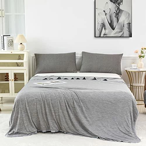 MUKKA Cooling Blanket Full Size(80''×86'') For Hot Sleeper In Summer Keep Body Cool On Warm Nights Blanket For Adults, Children, And Babies, Japanese Q-Max 0.4 (Grey) 3 MUKKA Cooling Blanket Full Size(80''×86'') For Hot Sleeper In Summer Keep Body Cool On Warm Nights Blanket For Adults, Children, And Babies, Japanese Q-Max 0.4 (Grey)