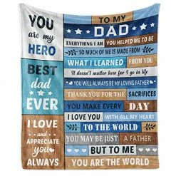 Butonus Gifts For Dad,Fathers Birthday Gifts From Daughter Son,to My Dad Blanket 60”x50”,Dad Birthday Gift Ideas,Dad Gifts,Birthday Gifts For Dad,Gifts For Dad Who Wants Nothing,Dad Gifts From Daughter Son