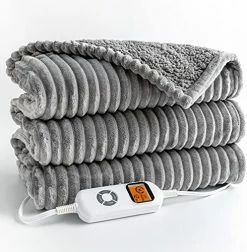 Uttermara Electric Blanket Twin Size 62x84 Inches - Soft Warm Sherpa Heated Blanket, 10 Heating Levels Fast Heating Blanket With 12hrs Auto-Off Timer, Ribbed Fleece Full Body Warming Blanket, Grey 19 Uttermara Electric Blanket Twin Size 62x84 Inches - Soft Warm Sherpa Heated Blanket, 10 Heating Levels Fast Heating Blanket With 12hrs Auto-Off Timer, Ribbed Fleece Full Body Warming Blanket, Grey -Electric Blankets Sales 2022 51RreRQNaTL. AC