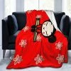 Hopynu Red Doll Blankets Lightweight All-Season Plush Blankets, Microfiber Fluffy Blankets Air Conditioner Blanket (for Chairs/Beds/Sofas) (50 In X 40 In)