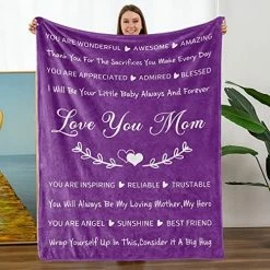 TURMTF Gifts For Mom, For Mom Blanket From Daughter Son, Mom Birthday Gifts, Christmas Coral Blue -Electric Blankets Sales 2022 51Rw 9irnfL. AC