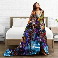 FANGAO Cirugo Cartoon Blanket Air Conditioning Blanket Ultra-Soft Micro For Couch Throw Blanket Flannel Blankets For Couch Bed Living Room 50"X40" Bear-2 -Electric Blankets Sales 2022 51SHElPuN8L