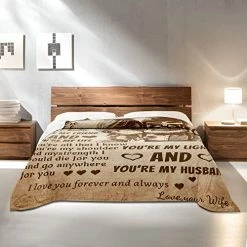BMPUDERY Gifts For Husband Blanket From Wife I Love You Wedding Anniversary Birthday Christmas Valentine's Father's Day Blankets Romantic Present Gift For Him (60x50inch) 15 BMPUDERY Gifts For Husband Blanket From Wife I Love You Wedding Anniversary Birthday Christmas Valentine's Father's Day Blankets Romantic Present Gift For Him (60x50inch) -Electric Blankets Sales 2022 51SMs28Z2HL