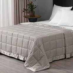 Downluxe Lightweight King Down Alternative Blanket With Satin Trim, Gray, 90 X 108 Inch Brown 27 Downluxe Lightweight King Down Alternative Blanket With Satin Trim, Gray, 90 X 108 Inch Brown -Electric Blankets Sales 2022 51TE8CMS4uS. AC