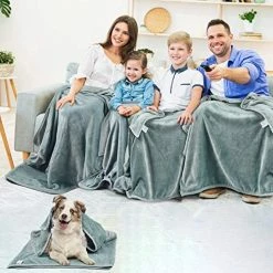 EIUE 10 Packs Of Flannel Fleece Blankets,Twin Size Soft Plush Blankets In Bulk For Homeless ,Wedding Guest Gift,Hotel Wholesale(Grey) -Electric Blankets Sales 2022 51TjCUmLuwL
