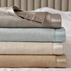 CUDDLE DREAMS Silk Bed Blanket For All Seasons, Accented With Silk-Charmeuse Border, Naturally Soft, Breathable (Silver Gray, King 108" × 90") -Electric Blankets Sales 2022 51TrTboNZzL